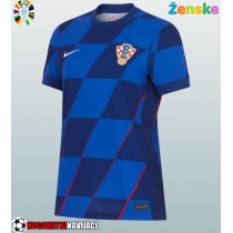 Ženske Nogometnih dresov Hrvaška Gostujoči EP 2024 Kratki rokavi